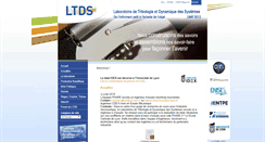 Desktop Screenshot of ltds.ec-lyon.fr