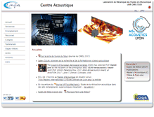Tablet Screenshot of acoustique.ec-lyon.fr